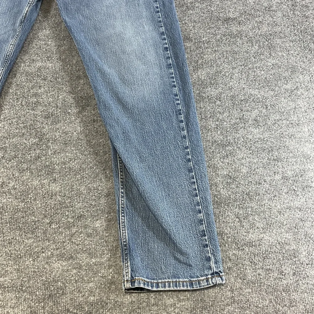Levi's 505 Regular Fit Jeans 40x32 Blue Medium Wash Straight Leg Classic Denim P